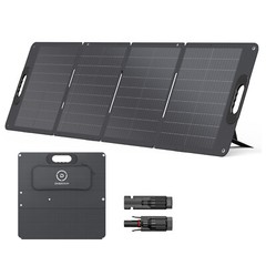 Dabbsson 2150Wh 2400W Power Station Solar Generator w/ Folding Solar Panel 120W