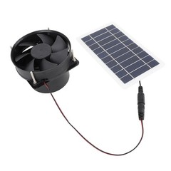 Portable 10W Solar Panel Powered Fan Kit For Outdoor Activities Popular