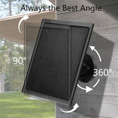 8W Solar Panel with Type C Port Solar Panel Charger for Camera Outdoor or Ind…