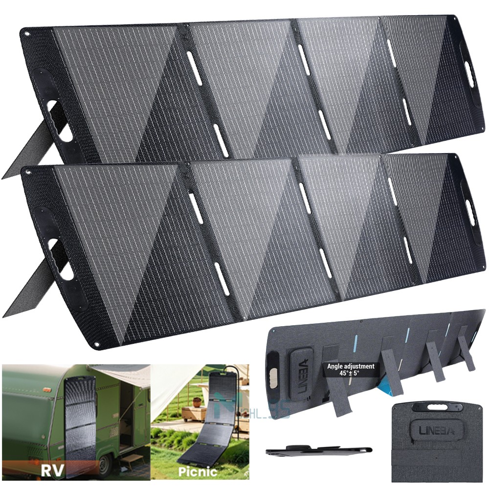 400W Portable Folding Solar Panel Charger Power Station IP65 for Home RV Camping