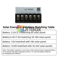 DC 3-24V LED Automatic Solar Light Drive Control Board Dusk to Dawn Sensor