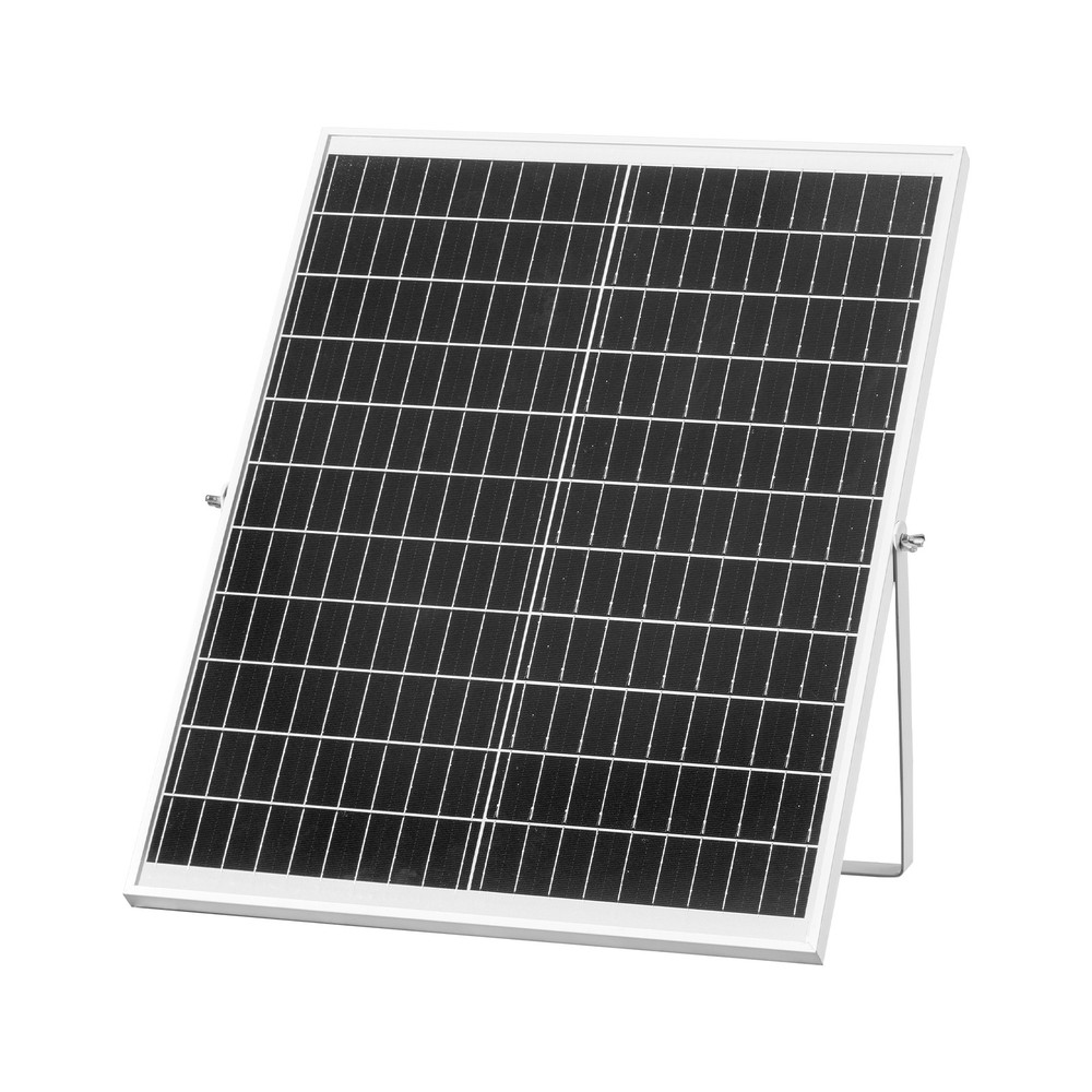 Solar Powered Fan, 25W Solar Panel with 220 CFM Airflow, Adjustable Panel Angle