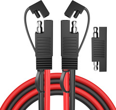 SAE Extension Cable 10AWG 10Ft Quick Disconnect Wire Harness with SAE Polarity R