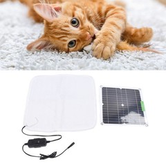Solar Panel Heating Blanket 12V 50W Rapid Uniform Heating Soft Portable Pet YAQP