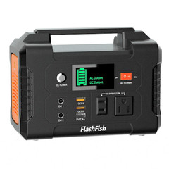 Solar Generator with Solar Panel Flashfish E200 Portable Power Station 200W Camp
