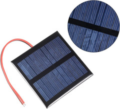 5Pcs 0.6W 5.5V Small Solar Panel Module DIY with 100Mm Wire