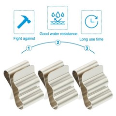50PCS Cable Clamp Solar Panel Cable Clip Wiring Frame Clip Trailer Frame Clips