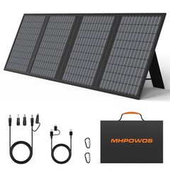 MHPOWOS Solar Panel 60W for EcoFlow River 2 River 3 Plus Portable Power Stations