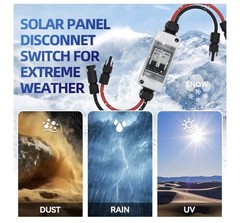 Kerwinn Solar Panel Disconnect Switch 400v 30A Waterproof Circuit Breaker