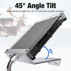 6V Solar Panel Battery Charger for Deer Feeder, 1.7W Waterproof Solar Panel with