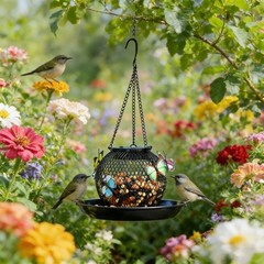 Innovative Solar Butterfly net Light Bird Attractor strong Build Brightens Your