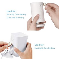 Solar Panel Charger Compatible with Ring Stick Up Cam/Pro,Ring Spotlight 2 Pack