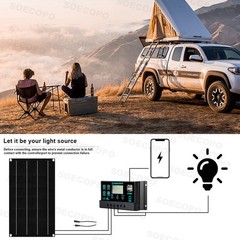 10000W Inverter 800WSolar Panel Solar Power Generator 100A Home 110V Grid System
