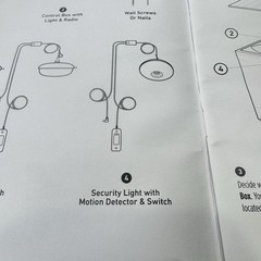 BioLite SolarHome 620 Hanging Security Light w/ Motion Detector & Switch – New –