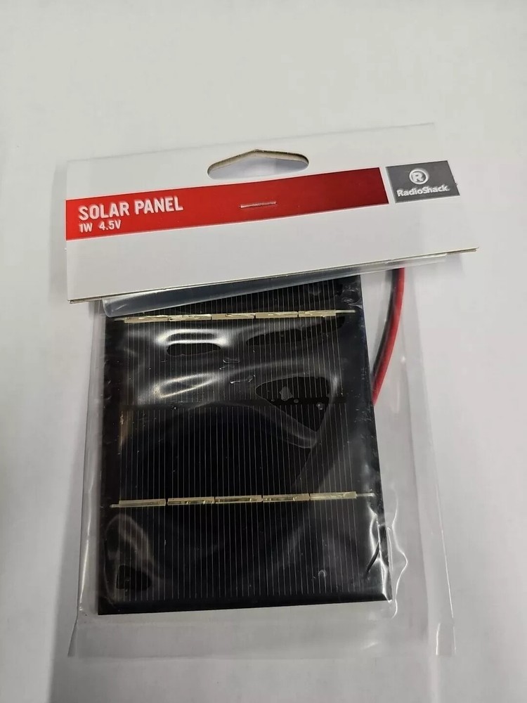 RadioShack 1W Solar Panel 4.5V + Free Shipping