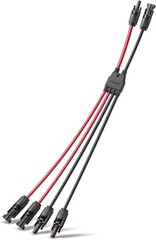 Enhanced 10AWG Solar Y Branch Connector Set | Reliable Waterproof Installation
