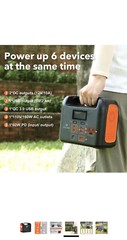 GOLABS 204Wh Portable Power Station Solar Generator Home Emergency Use 63750mAh
