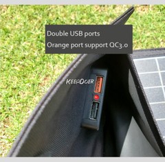 Outdoor Portable Folding Solar Panel Charger USB For Camping Phone Smartphone