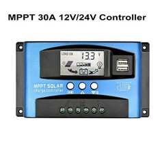 Auto Tracking For MPPT Solar Controller 12/24V with User Friendly LCD Display