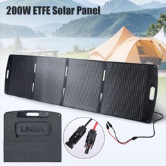 200W Mono Solar Panel 12V Power Charger Home Boat RV Car Battery Power Off-Grid