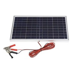 Trickle 30W Solar Panel 12V Charger Battery Charger Kit Maintainer Boat Car RV