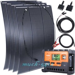 400W 200W Mono N-Type Solar Panel 18BB 25% Boat High Conversion RV Home Car