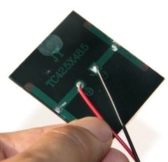 0.36W 2V solar panel, solar dropper board with electronic wire 42.5×48.5MM