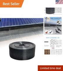 Versatile 100ft Solar Panel Guard – Easy Install Pigeon Deterrent Mesh Roll