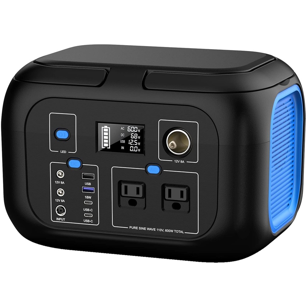 600W Solar Generator Portable Power Station 296Wh