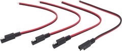Compact 1-Foot SAE Quick Disconnect Extension Cable, Ideal for RVs & Generators