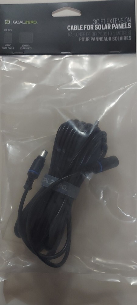 Brand New – GOAL ZERO 30 ft EXTENSION Cable for Solar Panels # 98066