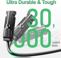Heavy-Duty Waterproof Solar Parallel Connectors – 1 Male to 4 Female Design