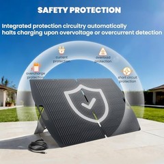 Foldable 100W Solar Panel ETFE IP65 RV Charging