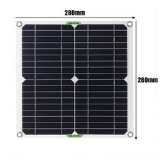 100A 12V Battery Charger 300 Watts Solar Panel Kit with Controller Caravan Boat