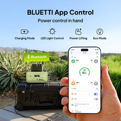 Elite 10 Mini Portable Power Station, 128Wh Lifepo4 Battery with 200W AC Outlet,