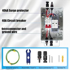 Durable 500V PV Combiner Box with Waterproof Rating & Visual Status Monitor