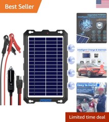 Solar Charger – 7.5W Waterproof Panel – Fast Charging – Car, Motorcycle, Boat