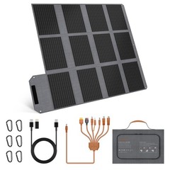 MHPOWOS Foldable Solar Panel USB C 120W for Bluetti Elite 30 V2 Solar Generator