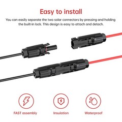 10AWG 2FT XT60 Solar Cable 2 10 25 35 50 75 100FT XT60 Extension Cable
