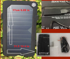 Solar Charging Charger Panel USB BLUE Mobile ANDROID,DEVICES Smart Phone NEW