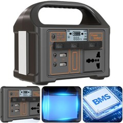 Portable Solar Power Station 110V/220V Outdoor Camping Power Bank LED Display