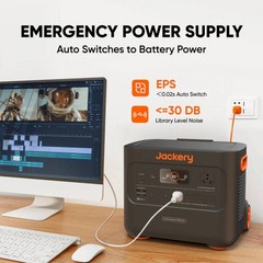 Jackery Explorer 2000 Plus Solar Generator Kit (4kWh) + SolarSaga 500 X