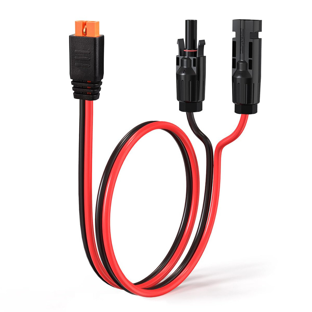 10AWG Solar to Xt60I Charging Cable Solar Panel Extention Cable for Portable Pow