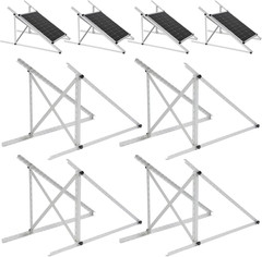 45 Inch 4 Sets Solar Panel Mounting Brackets Kit 0-90 Adjustable Solar Panel Til