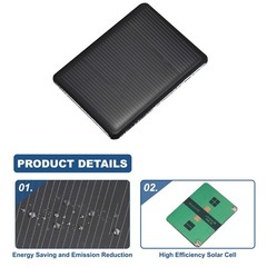 8PCS 2V 0.24W 0.12A Mini Solar Panels for Solar Power Small Solar Cells