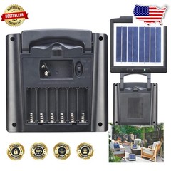 Durable Solar AA AAA 9V Battery Charger 2W Panel LED Indicators Portable