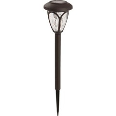 (2)- Outdoor Expressions Bronze 2.10 Lumens Plastic Solar Path Light ESL-180