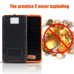 46800mAh Solar Panel Folding Power Bank Outdoor Camping Hiking USB Phone Charger