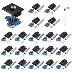 20pcs Solar Panels Mid Clamps for Unistrut, Aluminium 30mm/35mm Solar Panel B…