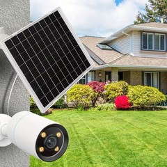 4 Pack Solar Panel for Ring Spotlight Camera/Stick Up Cam Battery Charger 8W 5V